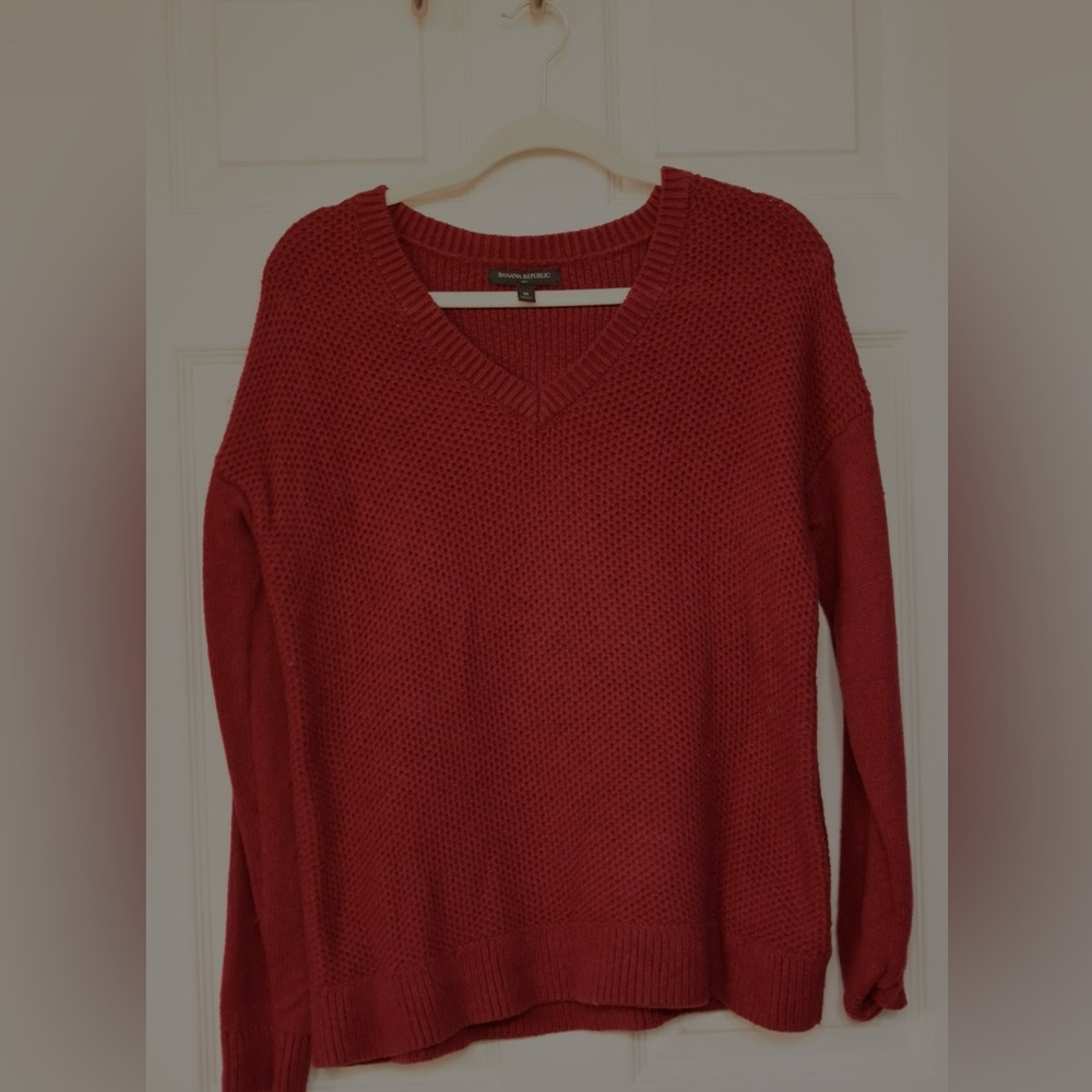 Banana Republic warm v-neck sweater